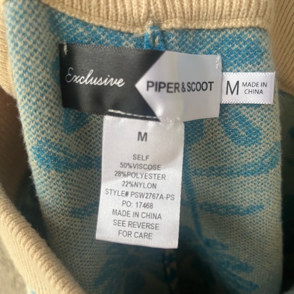 EUC Piper & Scoot The Gadot Patterned Jogger in Mid Century Mod Size Medium M - Picture 5 of 5